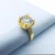 Import High Quality Popular Our Own Manufacturer Gold Gem Stone Rings Big Square In Stock from China