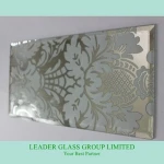 High Quality Sandblasting Glass Mirror For Decorative