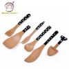 High Quality Silicone Kitchen Bamboo Utensil Cooking Tool 6 in Sets