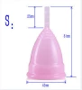 High Quality Silicone Ladys Menstruation Period Reusable Menstrual Cups