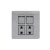 Import High Quality Stainless Steel 8+2 Electric Switches Plugs 8 Gang 2 Gang Switch Socket from China