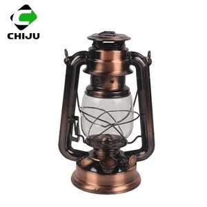 High quality windproof decorative oil lantern hurricane lantern with metal handle