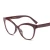 Import High Quality Woman Fashion Optical Glasses Europe Style Women Custom Made Spectacles Eyewear Glasses from China