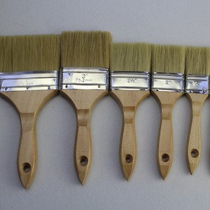 High Quality Wooden Handle Wide Flat Paint Brush