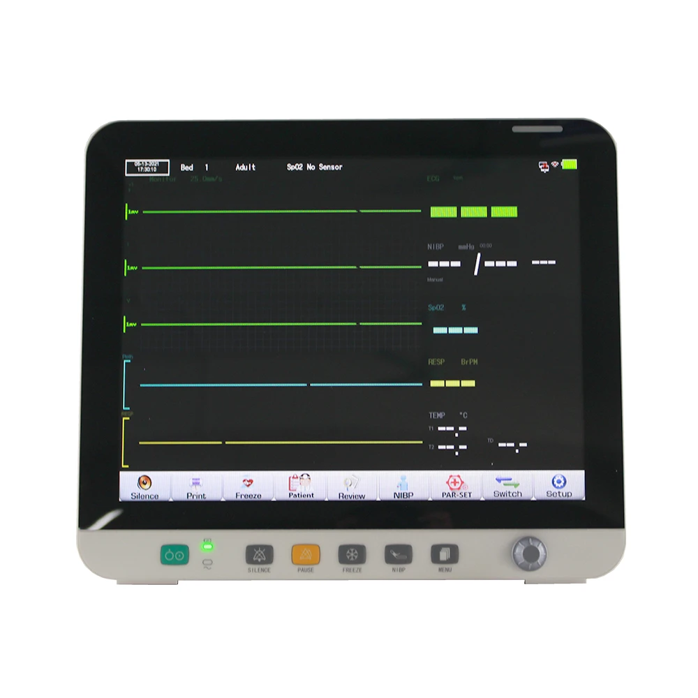 Buy High Resolution 15 Inch Medical Icu Patient Monitor Six Parameters ...