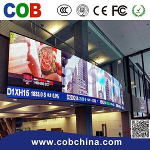 High resolution wall attached SMD full color indoor P6 optoelectronic indoor display from Guangdong