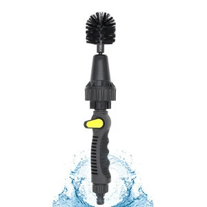 High-tech Car Accessories Cleaning tools Water-Powered Flow through Cleaning Brush