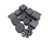 High temperature resistance purity large graphite carbon block round graphite block