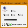 Hikvision waterproof 3mp wireless cctv system with all accessories