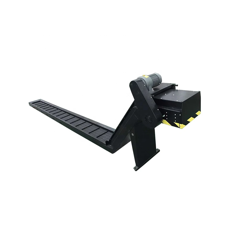 Hinge belt chip conveyor for CNC machine tool