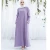 Import HJ BMDR0057 Wholesale Simple Abaya Muslim Islamic Clothing Women Robe Long Dress from China