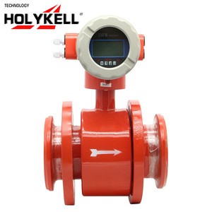 Holykell OEM 4800 magnetic flow meter price for conducting liquid
