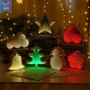 Home Desktop Decoration Cloud LED Lights Infinity 3D Tunnel Lamp Night Light with Mirror