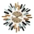 Import Home Retro Wall Clock 3D DIY Metal Mirror Sticker For Home Decoration Living Room Electronic Clock Wall Decoration Hanging Watch from China