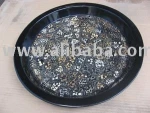 Homedecor handicraft plate lacquer egeshell