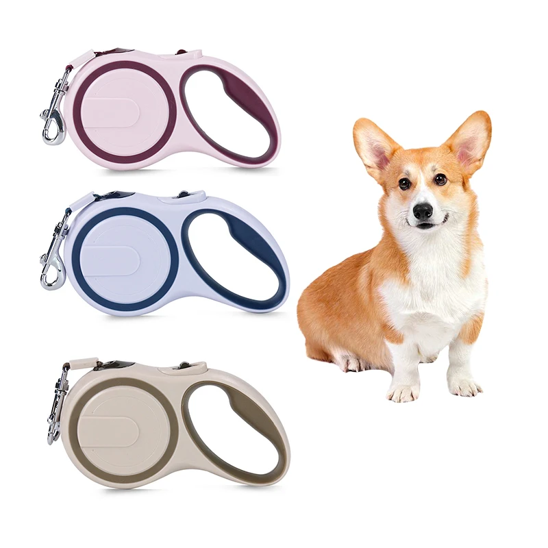 Hot on Amazon Retracting Pet Leash Classic  Light Dog Leash  Custom  logo high quality dog leash