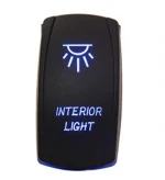 Hot products, Factory direct sales! Car accessories 12 Volt laser blue INTERIO LIGHT custom rocker switches for Vehicle Boat