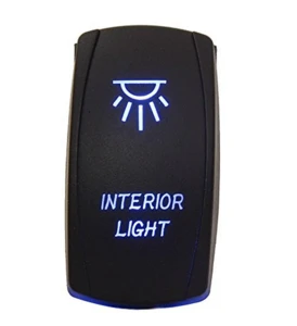 Hot products, Factory direct sales! Car accessories 12 Volt laser blue INTERIO LIGHT custom rocker switches for Vehicle Boat