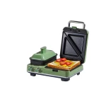 Hot Sale 3 In 1 Automatic Electric Bread Sandwich Waffle Machine Multi-function Toaster Breakfast Maker