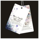 Hot sale china custom printing paper price hang tag / label for clothes