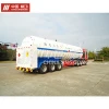 Hot sale China tank trailer 3 Axle lng tanker truck semi trailer in stock
