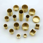 Hot sale  Furniture copper foot cover Brushed brass