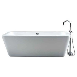 Hot sale indoor portable single adult person solid surface soaking portable bathtub