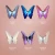 Import Hot Sale K9 Glass Nail Decoration Jewelry Making Point Back Rhinestones 15*35mm 3D Nail Art Butterfly Design from China