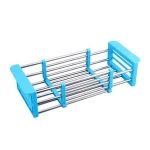 Hot Sale Kitchen Item Telescopic Sink Display Dish Rack Kitchen Vegetable Storage Rack