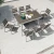 Import Hot Sale Resort Hotel restaurant Outdoor garden dining furniture/patio plastic wood dining table and chair set Outdoor furniture from China