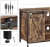 Import Hot sale Rustic Center Console TV Cabinet 75 Inches TV Stand furniture with Sliding Barn Doors Media Adjustable Shelf from China