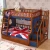 Import Hot Sale Solid Wood Quality Assurance children bunk beds with slide for kids from China