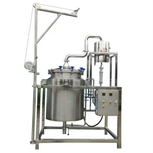 Hot sale stainless steel tank with jacket essential oil extracting distillation machine