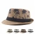 Import Hot sales outdoor travelling coconut Leaf Print panama straw hat tree beach Fedora jazz straw Hat from China