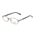 Import Hot Sell Fashion High Quality Eyewear Metal Square WITH SPRING Frame Eyeglasses Business Optical spectacle Frames In Stock from China