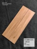 Hot Selling 20X100 cm Light Brown Soft Carving Porcelain Interior Floor Tiles Glazed Wooden Ceramic Planks Anti-Mold Modern