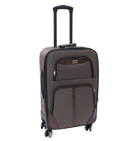 Hot selling 3pcs set 20 24 28 inch trolley suitcase roller luggage bags 4 wheels soft nylon luggage