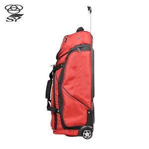 Hot selling custom travel luggage bag polyester soft shell luggage bag in stock
