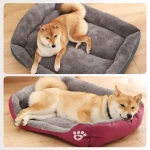 Hot Selling Dog Waterproof Plush Sofa Bed House Pet Cat Sofa