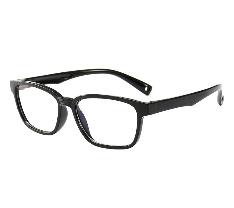 Hot selling fashion metal frames eyeglasses kids blue light blocking computer eye glasses stock
