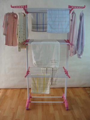 Hot selling folding  clothes standing hanger Rack Hanger drying rack with low price