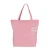 Import Hot Selling Pink Recycled 12OZ Cotton Canvas Tote Bag With Zipper from China