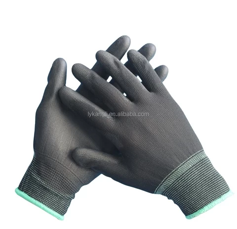 Hot Selling PU Gloves Durable Antistatic Light Weight Working PU Gloves for Electronic
