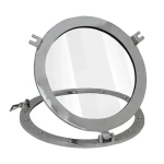 Hot Selling Silver Polished Porthole Mirror Elegant For Marine Decor Nautical Brass Made Pothole Mirror For Boat Ship