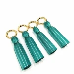 Hot tassel chain with metal rings & Lobster clip tassel with key
