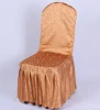Hotel banquet plain and ordinary dyed jacquard pattern chair cover