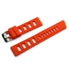 Hotsale Black Blue Orange Silicone Watch Band 20mm 22mm Wholesale Rubber Strap