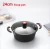 Import Household Non Stick Pan Set Wok Frying Pan Soup Pot Three Piece Set Of Wheat And Rice Stone Suitable For Gas Stove from China