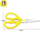 Household Ultra Sharp Stainless Steel Kitchen Shears Turkey Meat Chicken Scissors with Nut Cracker Opener