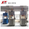Hydraulic used clothes and textile compress baler machine